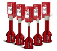 BAYERTAL Tile Drill Bit Set 5 Pieces 5, 6, 8, 10, 12 mm, M14 Premium - Diamond Drill Bit Set for Hard Tiles, Porcelain Stoneware and Much More - Industrial Premium Quality for Professional Results