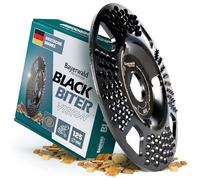 Bayerwald "Black Biter Vision" Rasp Disc, Fast, Coarse Grinding of Wood and Wood Materials, for Angle Grinders (Diameter 100 mm x 22.2 mm)