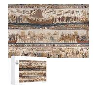 Bayeux Medieval Narrative Pattern Puzzle Wood Jigsaw Puzzles 1000 PCS