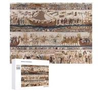 Bayeux Medieval Narrative Pattern Puzzle Wood Jigsaw Puzzles 500 PCS