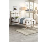 Bayford Traditional Vintage Style Metal Bed Frame SlumberWorx Bronze Small Double