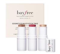 bayfree 3 PCS Cream Contour Stick Set, Blush Bronzer Highlighter, Blendable | Long-Lasting Cream Formula for Natural Face Sculpting, Dewy or Matte Finish for All Skin Tones, Great for Daily Wear
