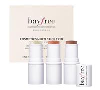 bayfree 3 PCS Cream Contour Stick Set, Blush Bronzer Highlighter, Blendable | Long-Lasting Cream Formula for Natural Face Sculpting, Dewy or Matte Finish for All Skin Tones, Great for Daily Wear