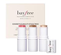 bayfree 3 PCS Makeup Cream Contour Stick Set, Highlighter, Bronzer & Blush Stick Trio for Face, Long Lasting, Natural Face Contour, Dewy & Matte Finish, Suitable for All Skin