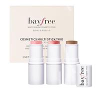 bayfree 3 PCS Makeup Cream Contour Stick Set, Highlighter, Bronzer & Blush Stick Trio for Face, Long Lasting, Natural Face Contour, Dewy & Matte Finish, Suitable for All Skin