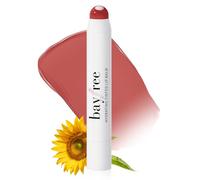 bayfree Tinted Lip Balm Plumper, Hydrating Vegan Lip Color, Glossy | Lightweight, Non-Sticky Formula with Jojoba Oil, Daily Lip Care Gift, Tea Camellia Tint