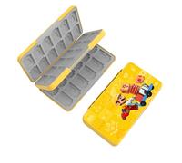 BAYINBROOK für Switch Spiele Lagerung, Switch Spiele Aufbewahrung,Switch Spiele Hüllen Aufbewahrung,Mit 48 Game Card Slots und 48 Micro SD Karten,Magnetverschluss, Weiches Silikon Futter (SC4801)