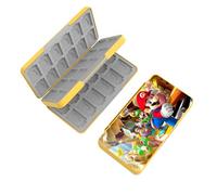 BAYINBROOK Switch Game Card Holder with Magnetic Lock - 48 Game Cartridge & 48 MicroSD Card Slots - Shockproof Silicone Lining - Portable Travel Storage Case Compatible with Nintendo Switch (B03)