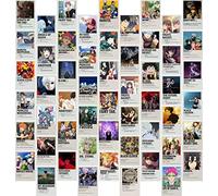 BAYKUL Anime Posters, Aesthetic Anime Wall Decor, 54pcs (4x6 inch), Anime Poster Manga Wall Collage Kit, Anime Posters for Room Decor, Anime Stuff for Wall Art, Manga Panels for Wall (Anime)