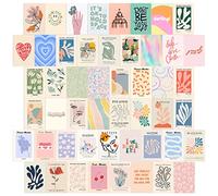 BAYKUL Danish Pastel Wall Collage Kit, Danish Pastel Room Decor, 50pcs (4x6 inch), Danish Aesthetic Poster Prints Wall Decor for Teen Girls Room, Matisse Wall Art Decor for Women, Dorm Trendy