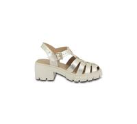 Bayla Chunky Fisherman Sandals in Leather Gold-Coloured
