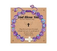 BAYLAY Gifts for Teens Girls, Cross Bracelet for Women Kids Teenage Teen Girl Gifts Trendy Stuff Graduation Birthday Gift Ideas for Best Friend Women Her Daughter Easter Christmas Stocking Stuffers, 7