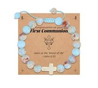 BAYLAY Gifts for Teens Girls, Cross Bracelet for Women Kids Teenage Teen Girl Gifts Trendy Stuff Graduation Birthday Gift Ideas for Best Friend Women Her Daughter Easter Christmas Stocking Stuffers, 7