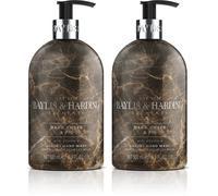 Baylis & Harding Elements Hand Wash Dark Amber & Fig 500ml X 2