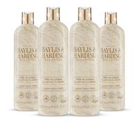 Baylis & Harding Elements Pink Blossom & Lotus Flower Luxury Body Wash, 500 ml (Pack of 4) - Vegan Friendly