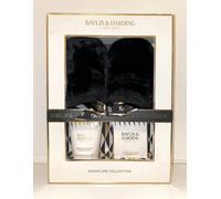 Baylis & Harding Foot Soak Lotion + Black Slippers Gift Set Birthday Wedding