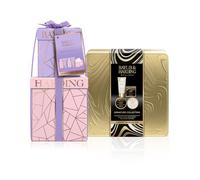 Baylis & Harding Gift Set Bundle: 1 x Jojoba, Vanilla & Almond Oil Luxury Pamper Present & 1 x Sweet Mandarin & Grapefruit Luxury Bathing Tin (2 Sets) - Vegan Friendly