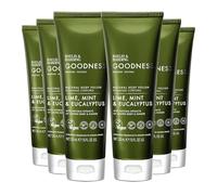 Baylis & Harding Goodness Awaken Lime, Mint & Eucalyptus Body Polish, 225 ml (Pack of 6) - Vegan Friendly