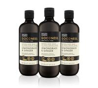 Baylis & Harding Goodness Lemongrass and Ginger Body Wash, 500 ml (Pack of 3) - Vegan Friendly