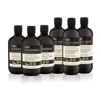 Baylis & Harding Goodness Lemongrass & Ginger Toiletries Bundle: 3 x 500 ml Bath Soak & 3 x 500 ml Body Wash (6 bottles) - Vegan Friendly