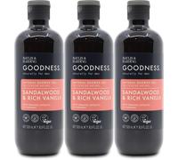 Baylis & Harding Goodness Men's Shower Gel - Sandalwood & Rich Vanilla 500ml X 3