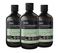 Baylis & Harding Goodness Oud, Cedar & Amber Bath Soak, 500ml (Pack of 3) - Vegan Friendly