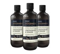 Baylis & Harding Goodness Natural Body Wash 500 ml (Pack of 3), Clear gel