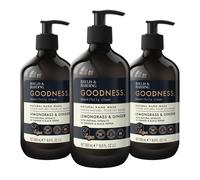Baylis & Harding Goodness Natural Hand Wash 500 ml (Pack of 3), Clear gel