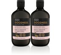 Baylis & Harding Goodness Rose & Geranium 500ml Bath Soak X 2