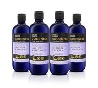 Baylis & Harding Goodness Sleep Lavender & Bergamot Sleep Body Wash, 500ml (Pack of 4) - Vegan Friendly
