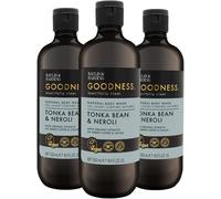 Baylis & Harding Goodness Tonka Bean & Neroli Body Wash 3 x 500ml