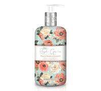 Baylis & Harding Hand Wash - Peach Peony, 500Ml - Cleansing Liquid Hand Wash With Decorative Dispensing Bottle Bathroom Hand Wash