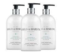 Baylis & Harding Jasmine and Apple Blossom Anti-Bacterial Hand Wash, 500 ml (Pack of 3) - Vegan Friendly