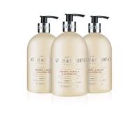 Baylis & Harding Jojoba, Vanilla & Almond Oil Hand Wash, 500 ml (Pack of 3) - Vegan Friendly