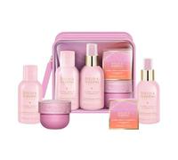 Baylis & Harding Jojoba, Vanilla & Almond Oil Luxury Travel Wash Bag Gift Set (Pack of 1) - Vegan Friendly