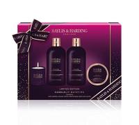 Baylis & Harding Limited Edition Wild Fig & Pomegranate Luxury Candlelit Bathtime Gift Set 2 x 300ml Bubble Bath, 300ml Shower Cream & 50ml Lotion