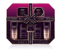 Baylis & Harding Limited Edition Wild Fig & Pomegranate Ultimate Luxury Pamper Bathing Gift Set 300ml Bath Milk, 300ml Body Wash & 150g Soap