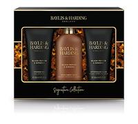 Baylis & Harding Men's Signature Collection Black Pepper & Ginseng Luxury Bathing Trio Gift Set - Vegan Friendly