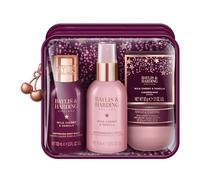 Baylis & Harding Midnight Cherry Luxury Travel Wash Bag Gift Set - Vegan Friendly