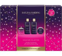 Baylis & Harding Moonlight Fig Gift Wrapped Candlelit Bathing Set X 1