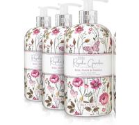 Baylis & Harding Royale Garden Rose, Poppy & Vanilla 500ml Hand Wash, Pack of 3