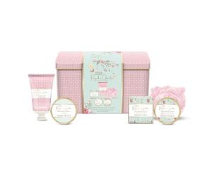 Baylis & Harding Royale Garden Rose, Poppy & Vanilla Luxury Pamper Keepsake Tin Gift Set (Pack of 1) - Vegan Friendly