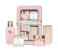 Royale Garden Rose, Poppy & Vanilla Luxury Pamper Keepsake Tin Gift Set Baylis & Harding Multi One Size
