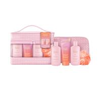 Baylis & Harding Vanity Bag Gift Set - Jojoba, Vanilla & Almond Oil - Clear - Vegan Friendly