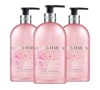 Baylis & Harding Signature Peony, Lychee, Vanilla Hand Wash 500ml (Pack of 3) - Vegan Friendly