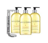 Baylis & Harding Sweet Mandarin and Grapefruit Business Bundle: 1 x Wall Bracket, 3 x 500 ml Hand Wash Bottles - Vegan Friendly