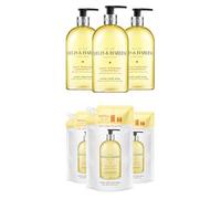 Baylis & Harding Sweet Mandarin and Grapefruit Hand Wash Bundle: 3 x 500 ml & 3 x 1 Litre Refill Pouch - Vegan Friendly