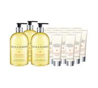 Baylis & Harding Sweet Mandarin & Grapefruit Bundle: 3 x 500 ml Hand Wash & 12 x 50 ml Hand Cream - Vegan Friendly