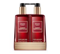 Baylis & Harding The Edit Cherry Temptation 2 Bottle Set, 400 ml Hand Wash & 400 ml Hand Lotion - Vegan Friendly (Pack of 1)