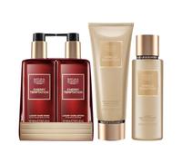 Baylis & Harding The Edit Cherry & Vanilla Collection Gift Bundle: Includes 2 Bottle Set (Hand Wash & Hand Lotion), Body & Hair Mist and Body Lotion (Total 4 Products) - Vegan Friendly